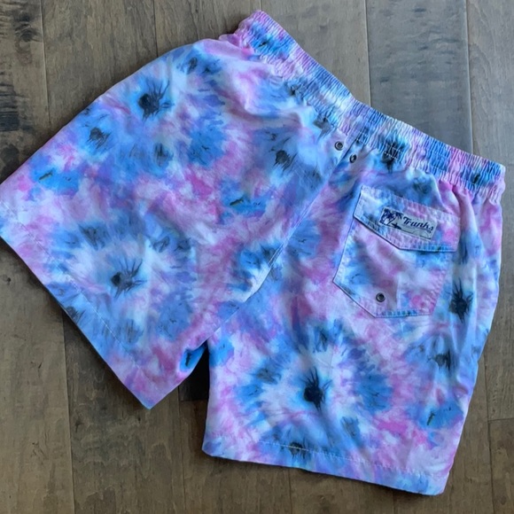 Tie Dye Mens Swim Trunks - Picture 3 of 3
